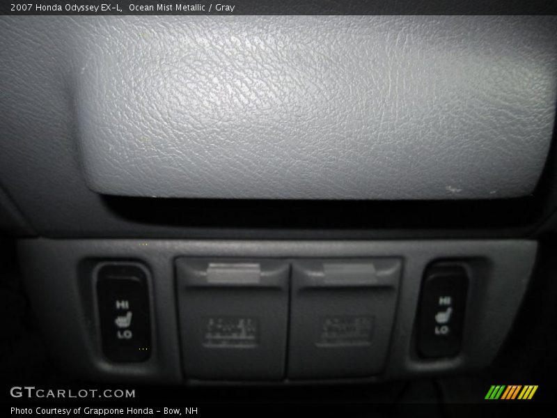 Ocean Mist Metallic / Gray 2007 Honda Odyssey EX-L