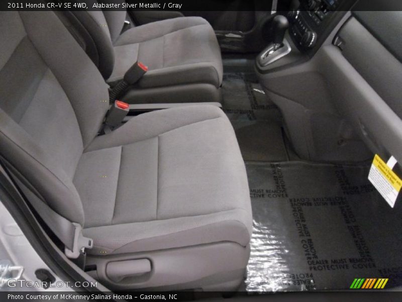 Alabaster Silver Metallic / Gray 2011 Honda CR-V SE 4WD