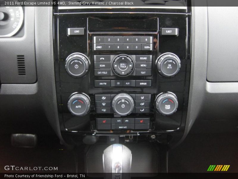 Sterling Grey Metallic / Charcoal Black 2011 Ford Escape Limited V6 4WD