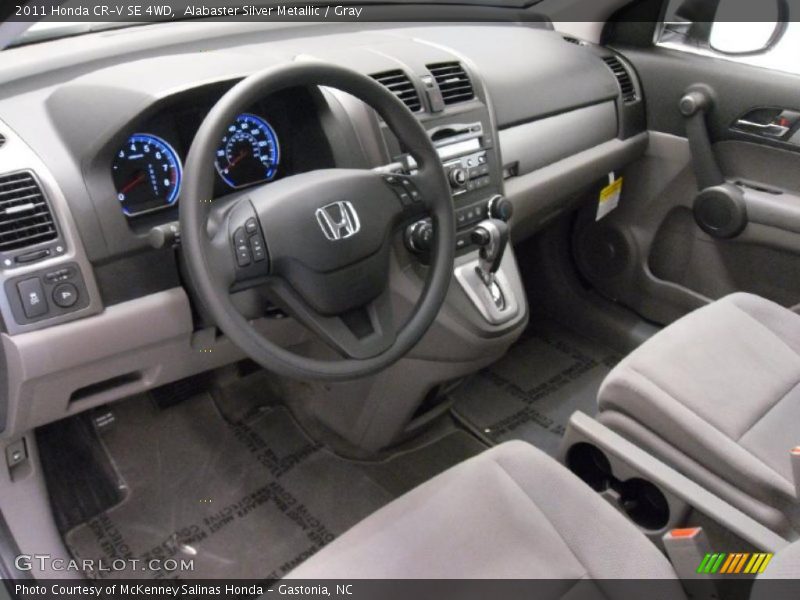  2011 CR-V SE 4WD Gray Interior