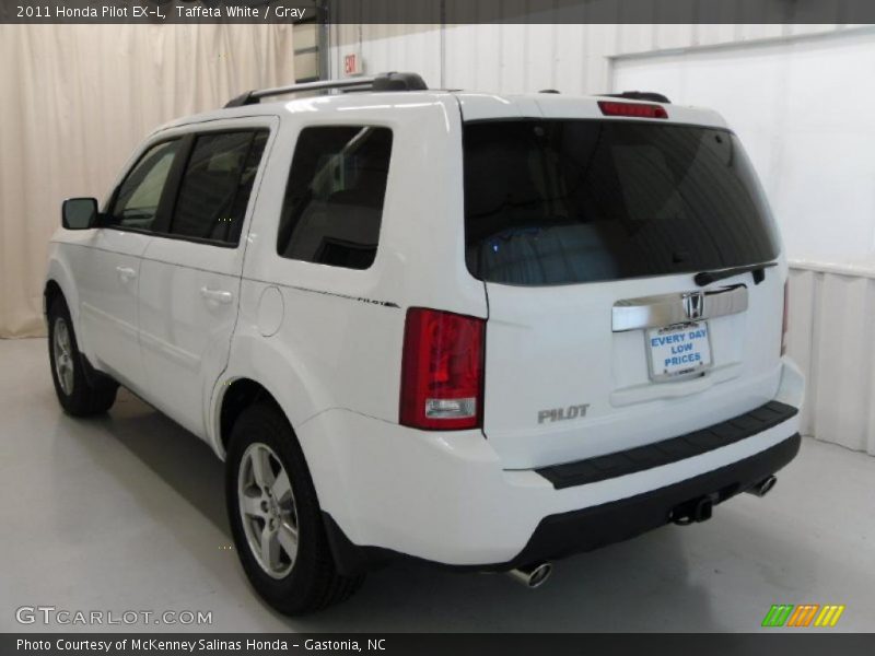 Taffeta White / Gray 2011 Honda Pilot EX-L