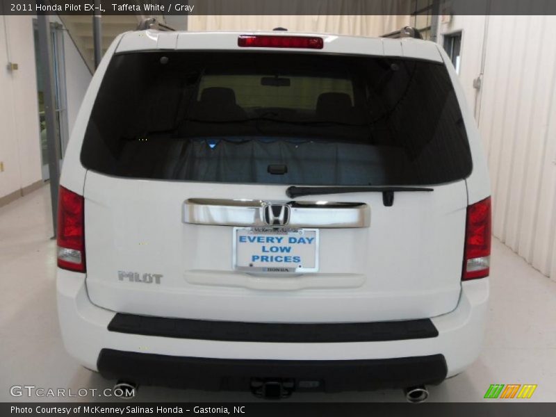 Taffeta White / Gray 2011 Honda Pilot EX-L
