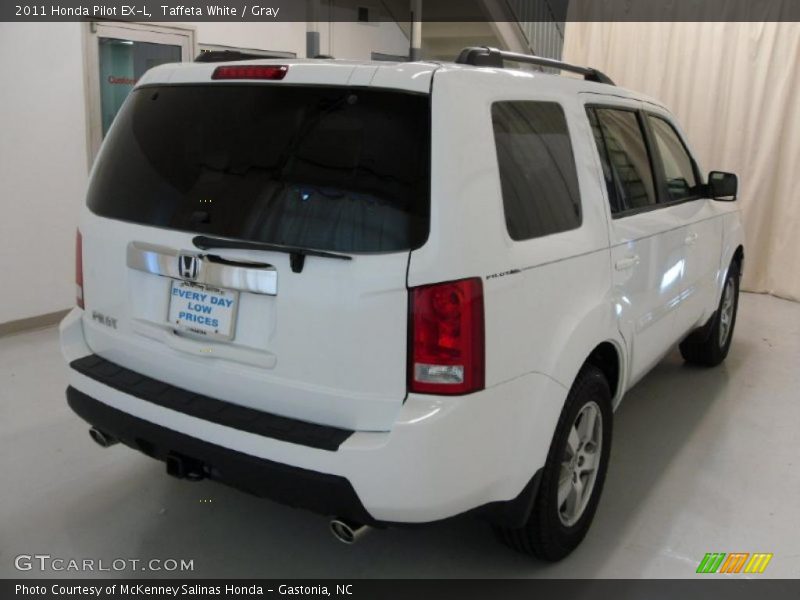 Taffeta White / Gray 2011 Honda Pilot EX-L
