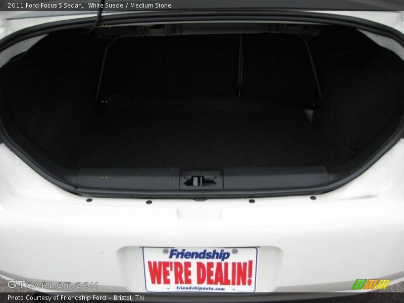 White Suede / Medium Stone 2011 Ford Focus S Sedan
