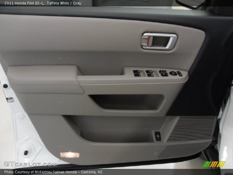 Taffeta White / Gray 2011 Honda Pilot EX-L
