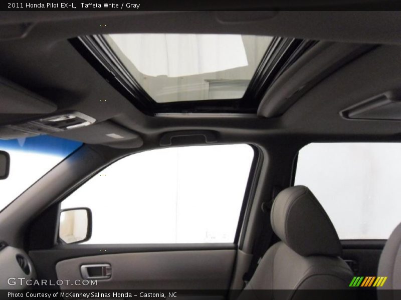 Taffeta White / Gray 2011 Honda Pilot EX-L