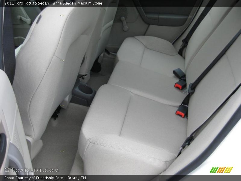 White Suede / Medium Stone 2011 Ford Focus S Sedan