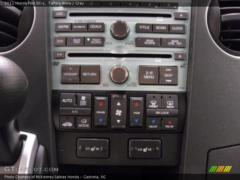 Taffeta White / Gray 2011 Honda Pilot EX-L