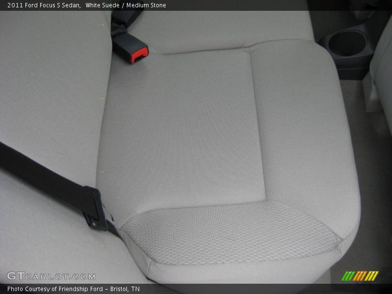 White Suede / Medium Stone 2011 Ford Focus S Sedan