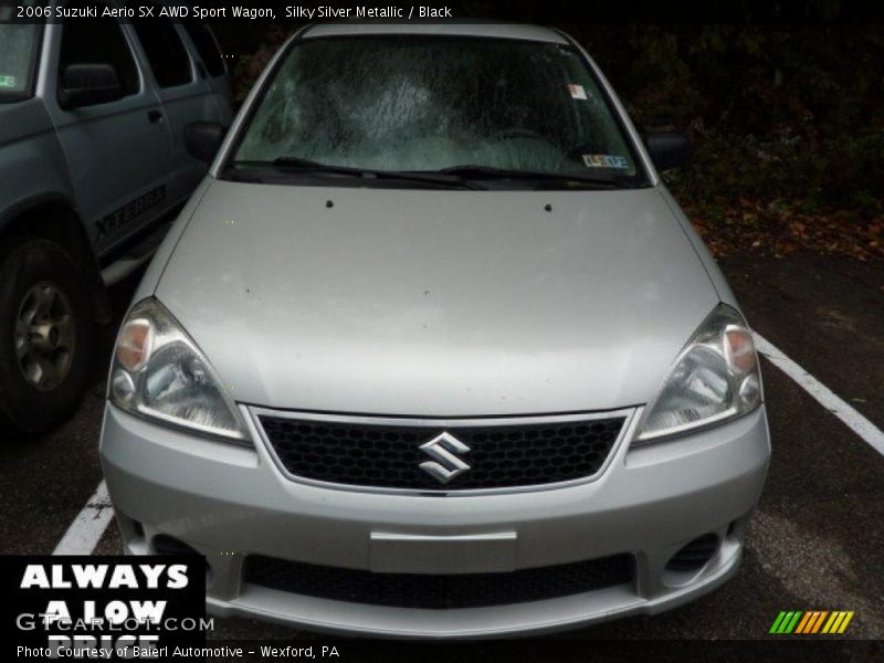 Silky Silver Metallic / Black 2006 Suzuki Aerio SX AWD Sport Wagon