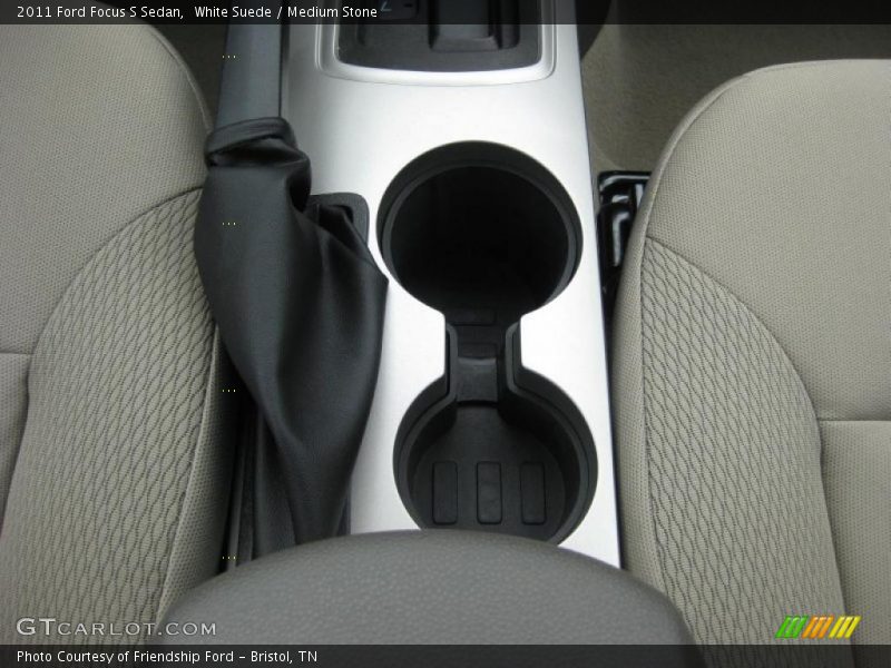 White Suede / Medium Stone 2011 Ford Focus S Sedan