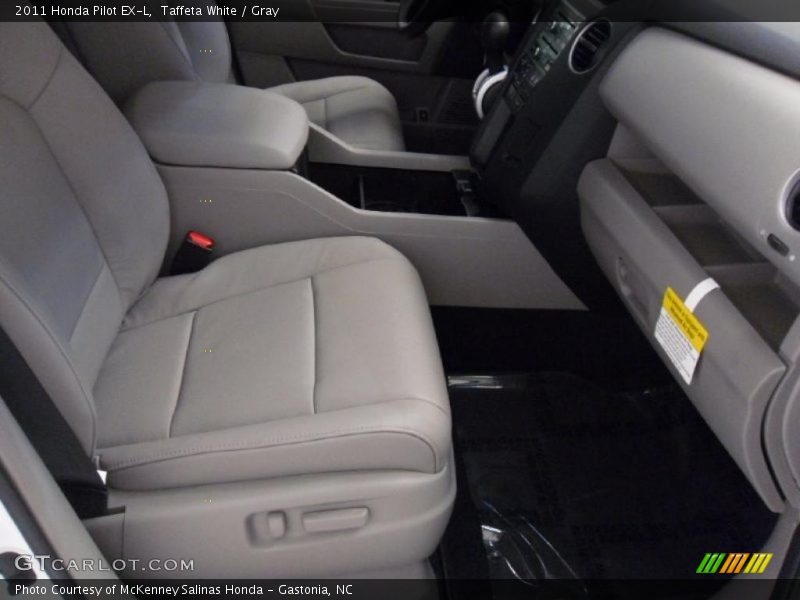Taffeta White / Gray 2011 Honda Pilot EX-L