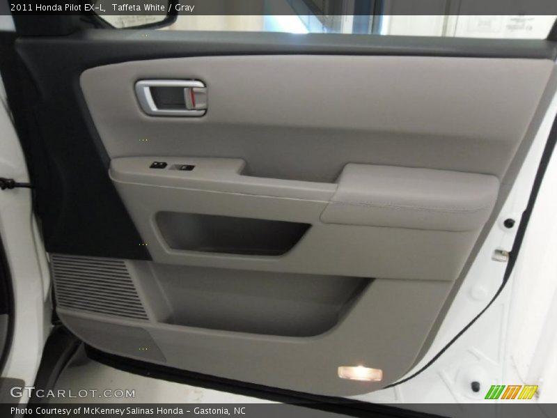 Taffeta White / Gray 2011 Honda Pilot EX-L