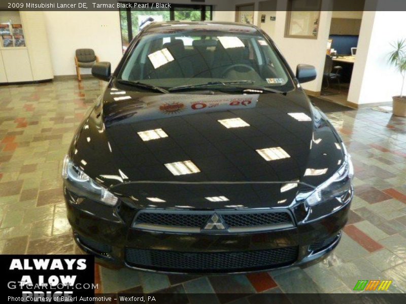 Tarmac Black Pearl / Black 2009 Mitsubishi Lancer DE
