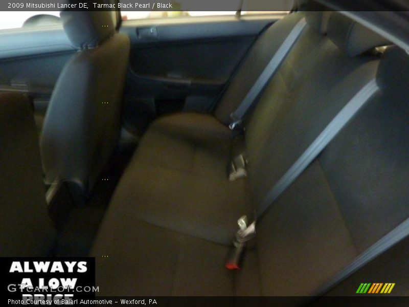 Tarmac Black Pearl / Black 2009 Mitsubishi Lancer DE