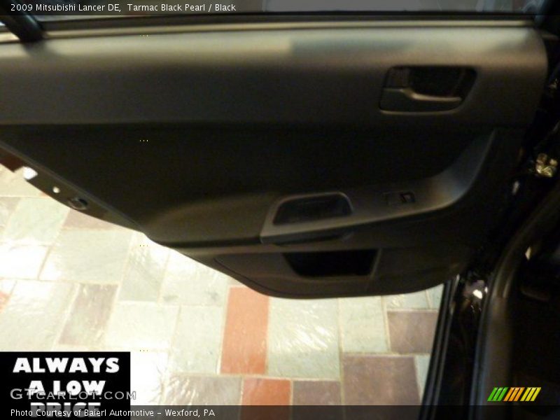 Tarmac Black Pearl / Black 2009 Mitsubishi Lancer DE