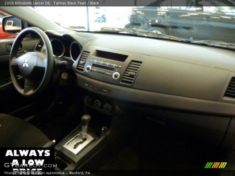 Tarmac Black Pearl / Black 2009 Mitsubishi Lancer DE
