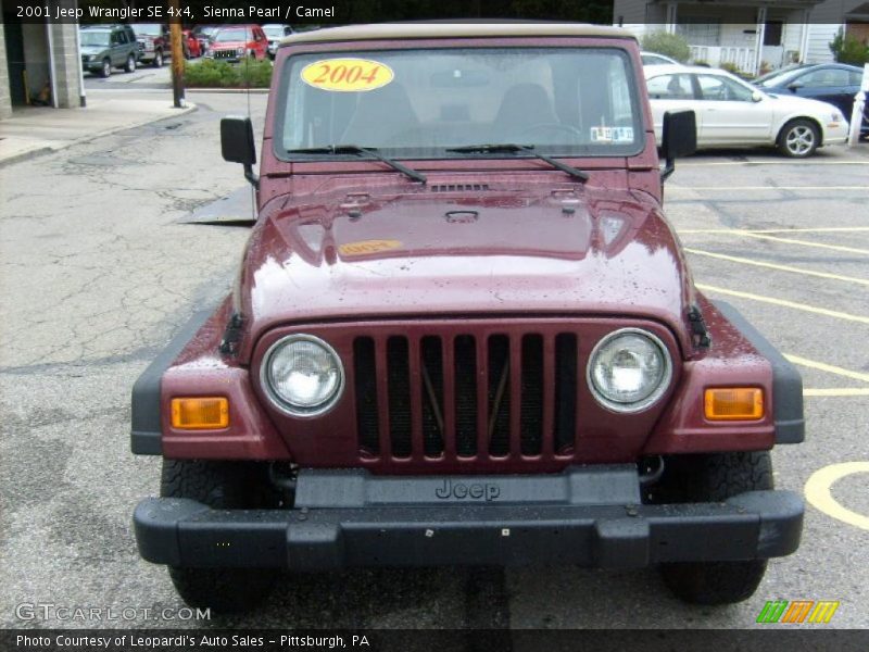 Sienna Pearl / Camel 2001 Jeep Wrangler SE 4x4