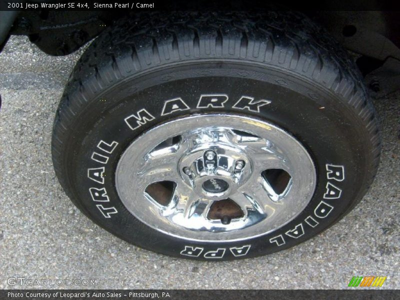 Sienna Pearl / Camel 2001 Jeep Wrangler SE 4x4