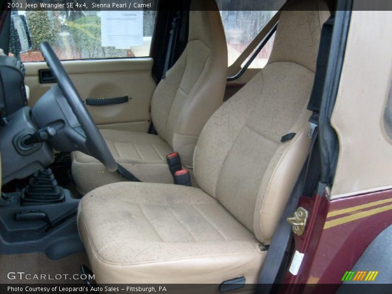Sienna Pearl / Camel 2001 Jeep Wrangler SE 4x4