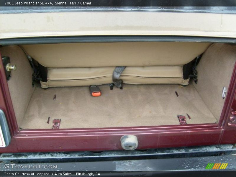Sienna Pearl / Camel 2001 Jeep Wrangler SE 4x4