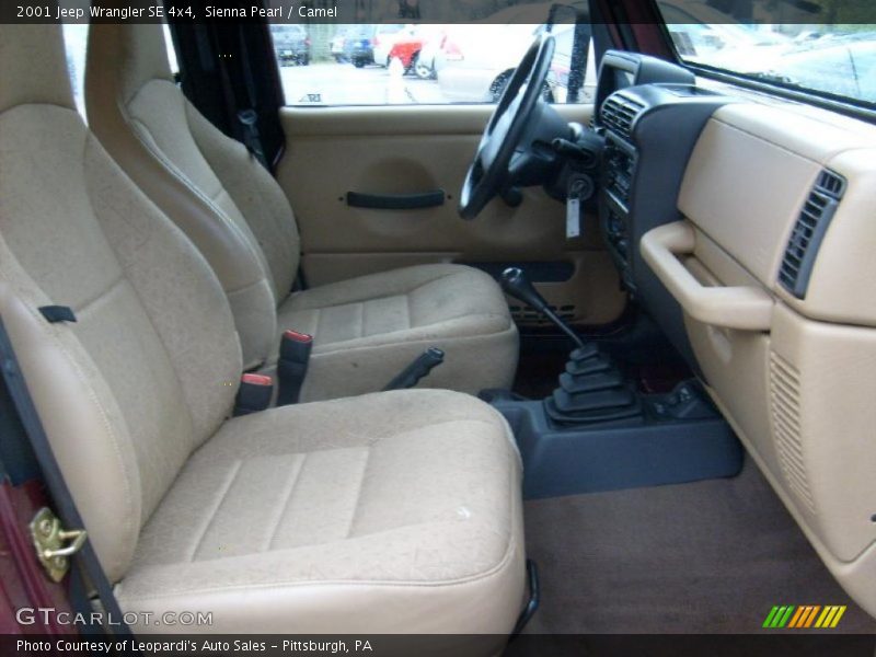 Sienna Pearl / Camel 2001 Jeep Wrangler SE 4x4