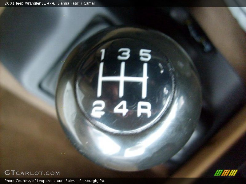Sienna Pearl / Camel 2001 Jeep Wrangler SE 4x4