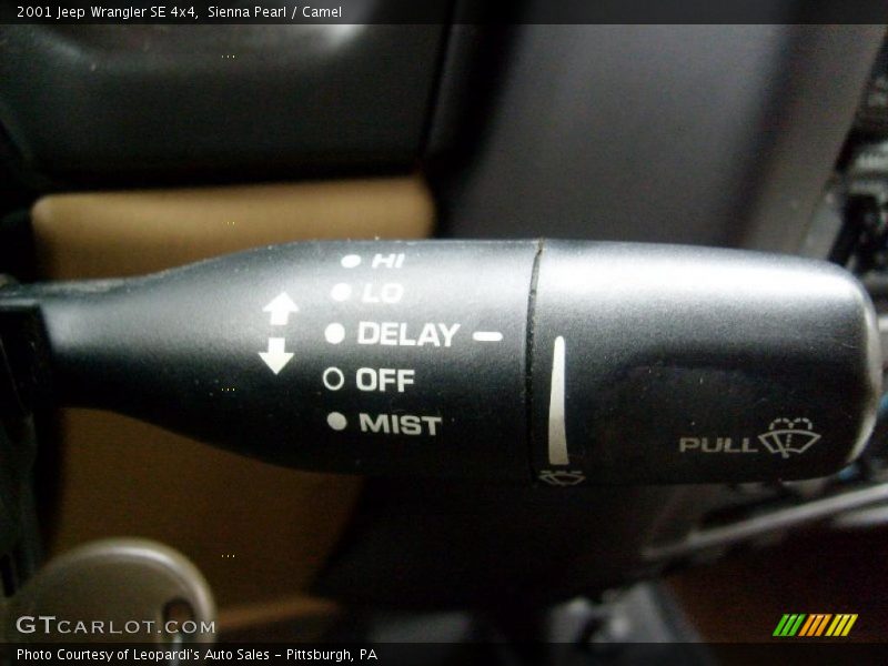Sienna Pearl / Camel 2001 Jeep Wrangler SE 4x4