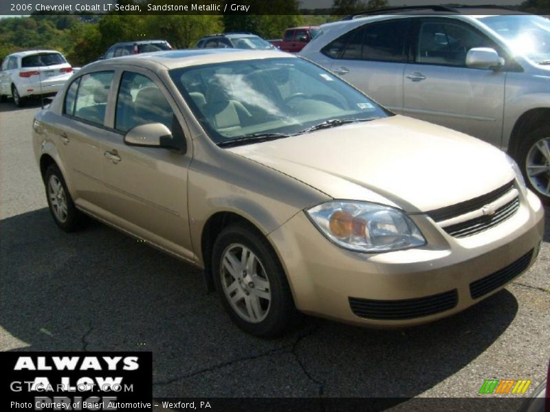 Sandstone Metallic / Gray 2006 Chevrolet Cobalt LT Sedan