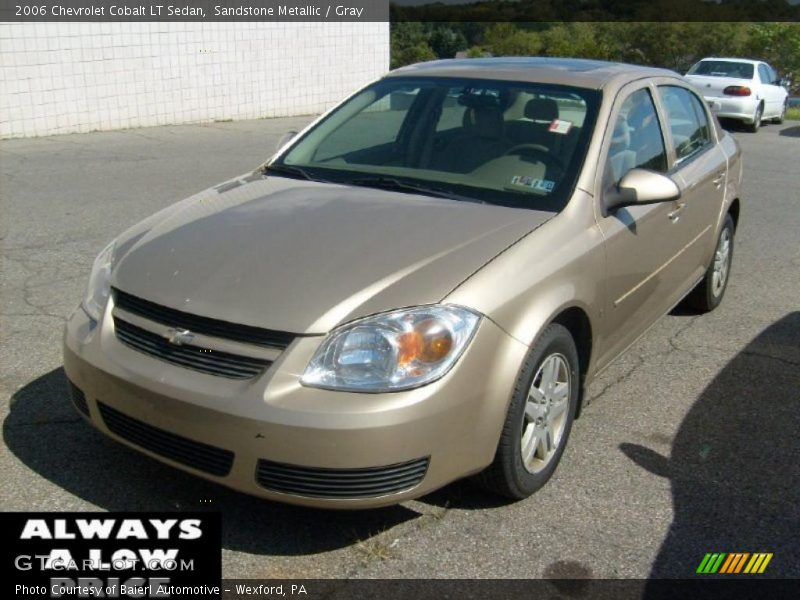 Sandstone Metallic / Gray 2006 Chevrolet Cobalt LT Sedan