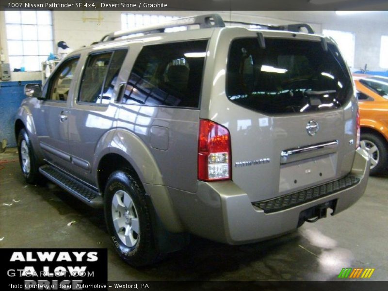 Desert Stone / Graphite 2007 Nissan Pathfinder SE 4x4