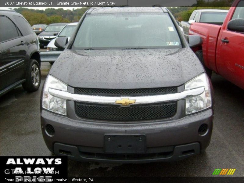 Granite Gray Metallic / Light Gray 2007 Chevrolet Equinox LT