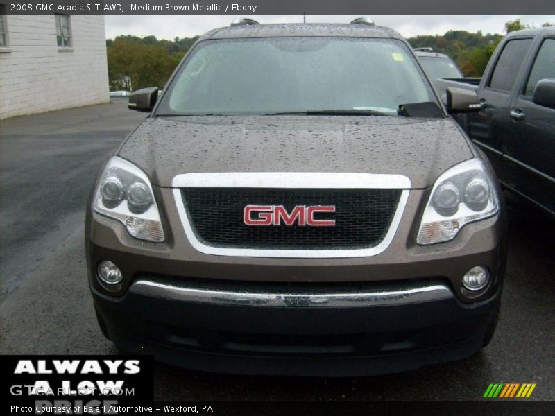 Medium Brown Metallic / Ebony 2008 GMC Acadia SLT AWD