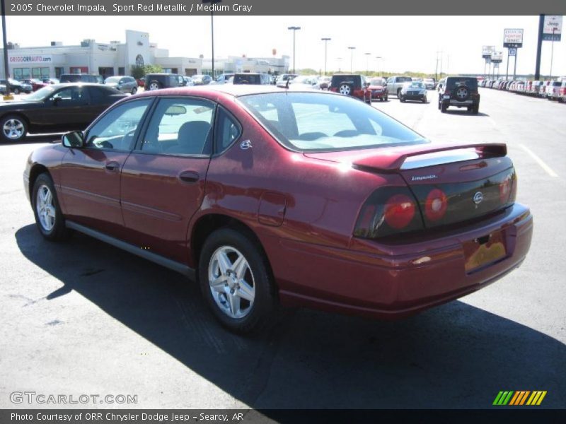 Sport Red Metallic / Medium Gray 2005 Chevrolet Impala