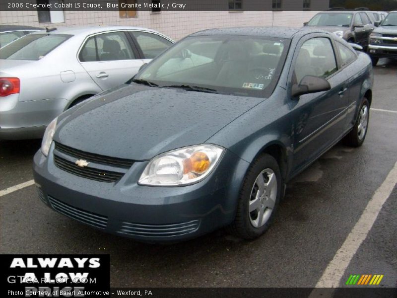 Blue Granite Metallic / Gray 2006 Chevrolet Cobalt LS Coupe