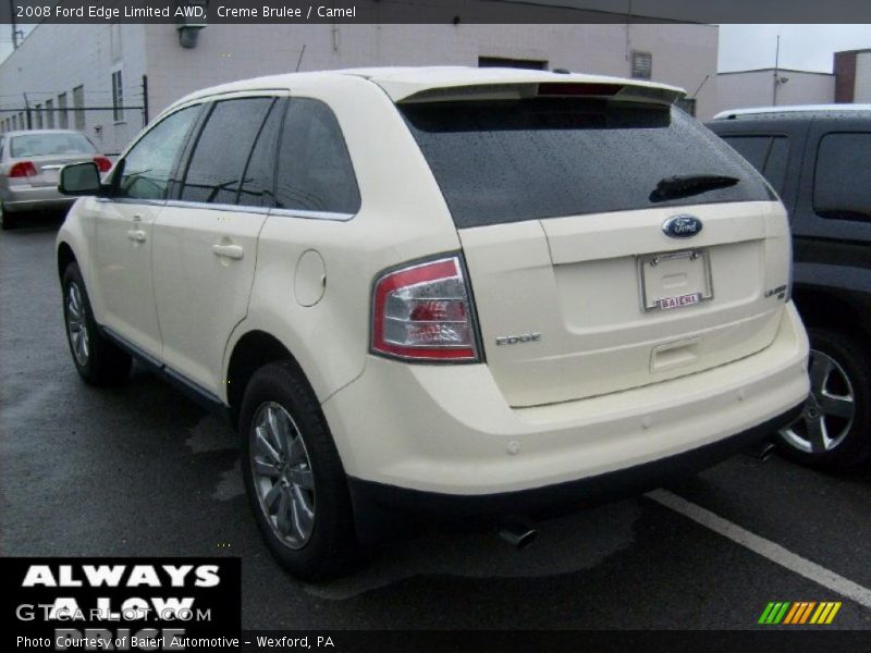 Creme Brulee / Camel 2008 Ford Edge Limited AWD