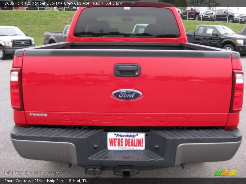 Red / FX4 Black 2009 Ford F250 Super Duty FX4 Crew Cab 4x4