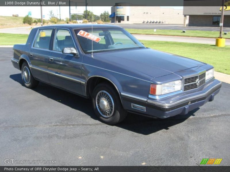 Blue / Blue 1988 Dodge Dynasty LE