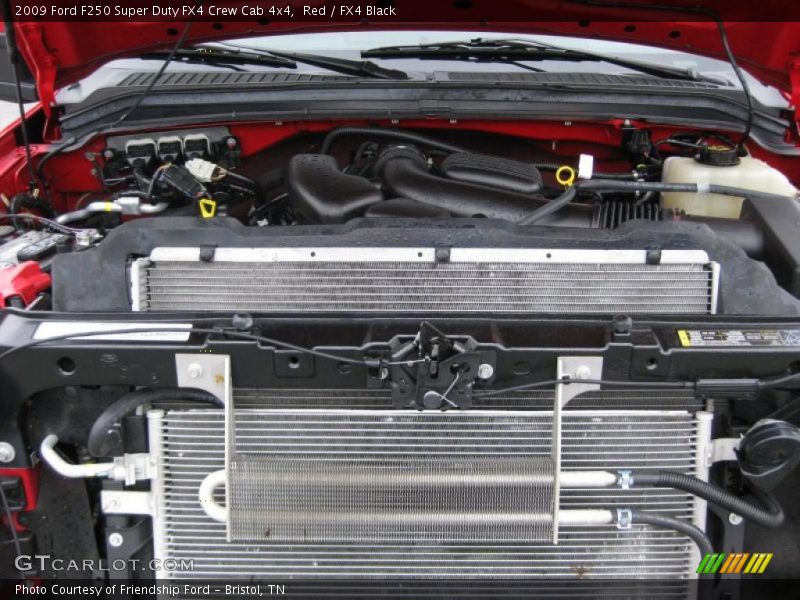 Red / FX4 Black 2009 Ford F250 Super Duty FX4 Crew Cab 4x4