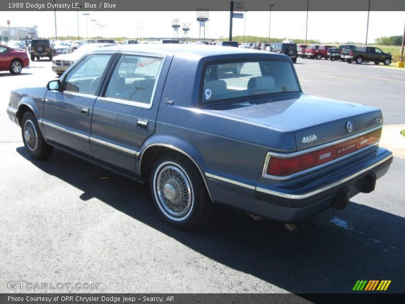 Blue / Blue 1988 Dodge Dynasty LE