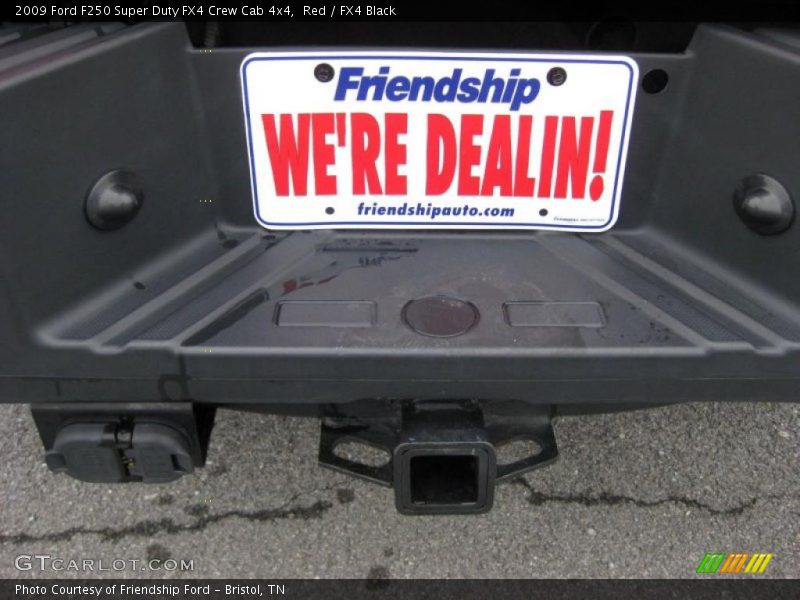 Red / FX4 Black 2009 Ford F250 Super Duty FX4 Crew Cab 4x4