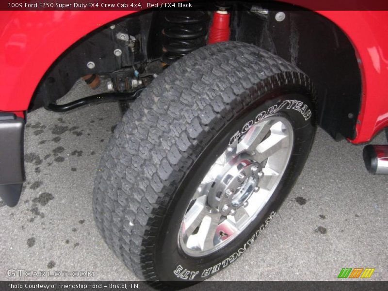 Red / FX4 Black 2009 Ford F250 Super Duty FX4 Crew Cab 4x4