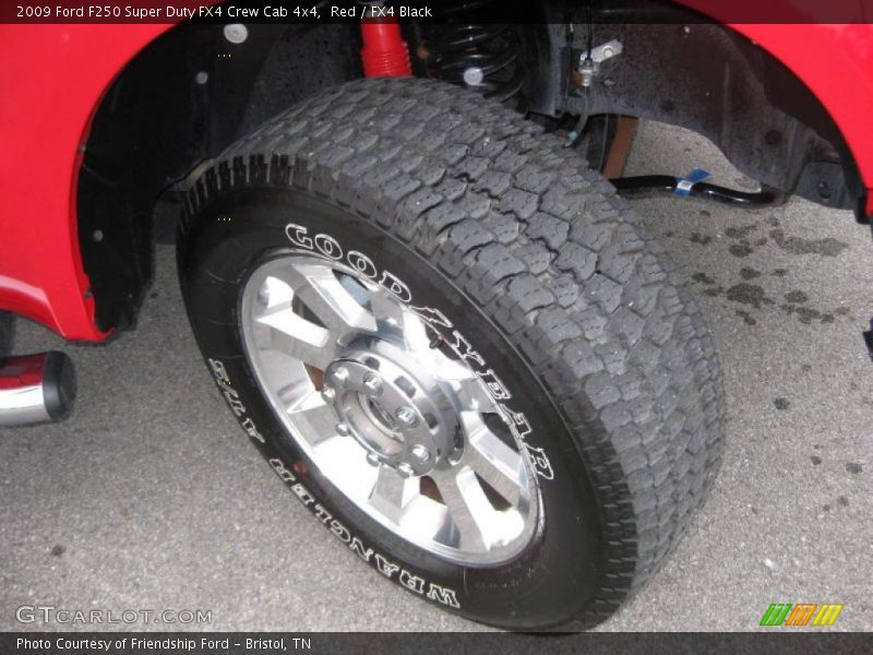 Red / FX4 Black 2009 Ford F250 Super Duty FX4 Crew Cab 4x4