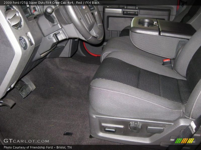 Red / FX4 Black 2009 Ford F250 Super Duty FX4 Crew Cab 4x4