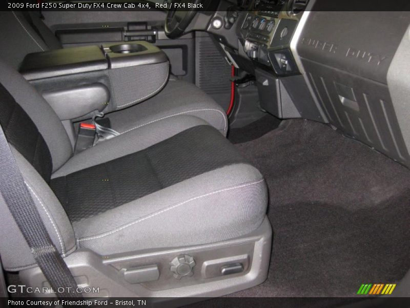 Red / FX4 Black 2009 Ford F250 Super Duty FX4 Crew Cab 4x4