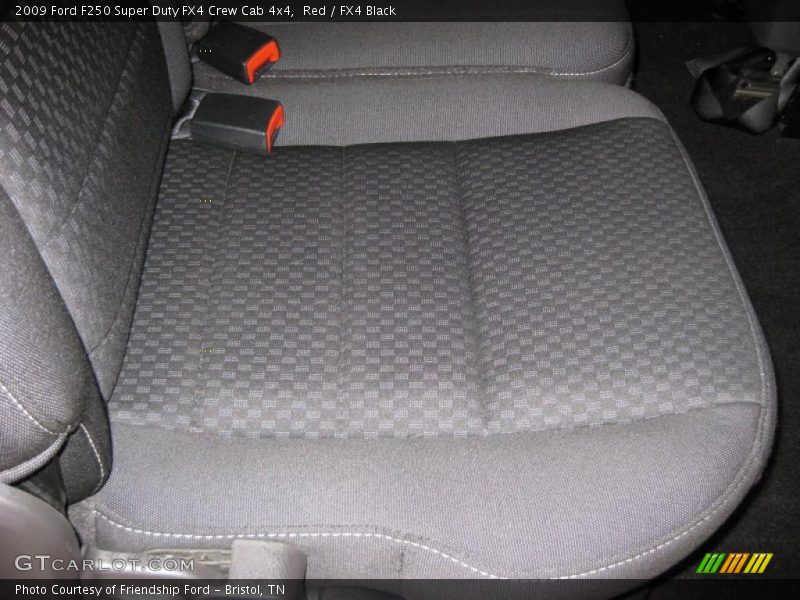 Red / FX4 Black 2009 Ford F250 Super Duty FX4 Crew Cab 4x4