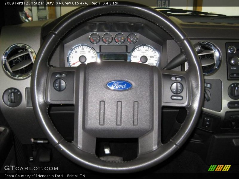 Red / FX4 Black 2009 Ford F250 Super Duty FX4 Crew Cab 4x4