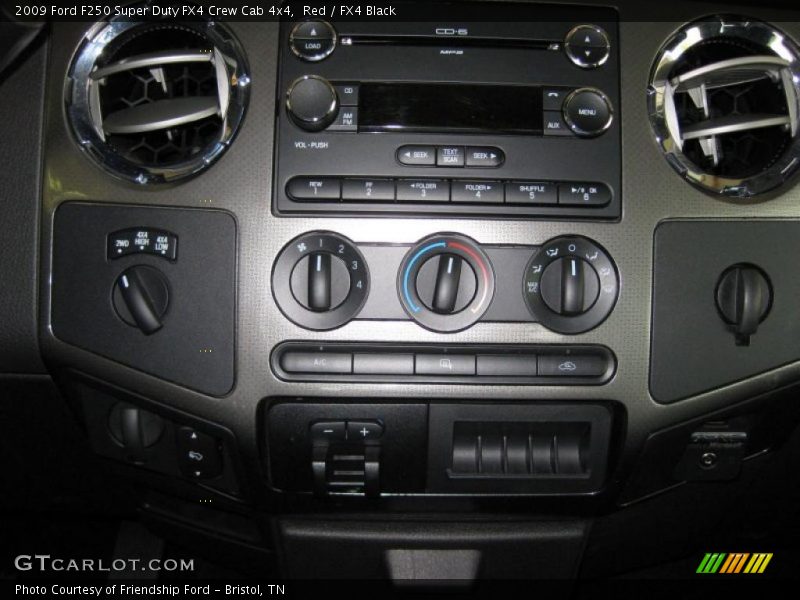 Red / FX4 Black 2009 Ford F250 Super Duty FX4 Crew Cab 4x4