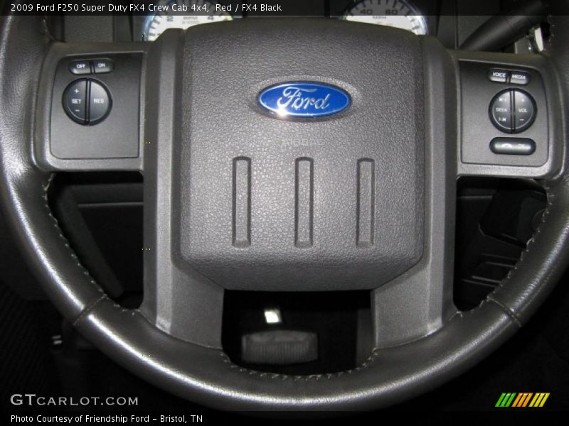 Red / FX4 Black 2009 Ford F250 Super Duty FX4 Crew Cab 4x4