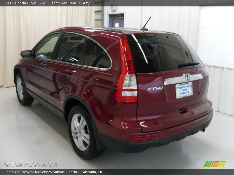 Tango Red Pearl / Gray 2011 Honda CR-V EX-L